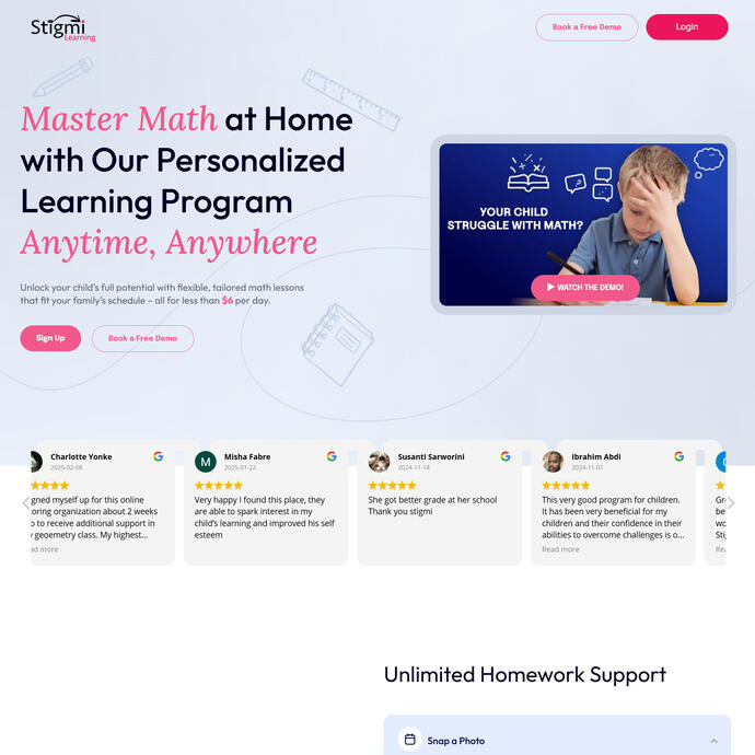 Education Learning Website