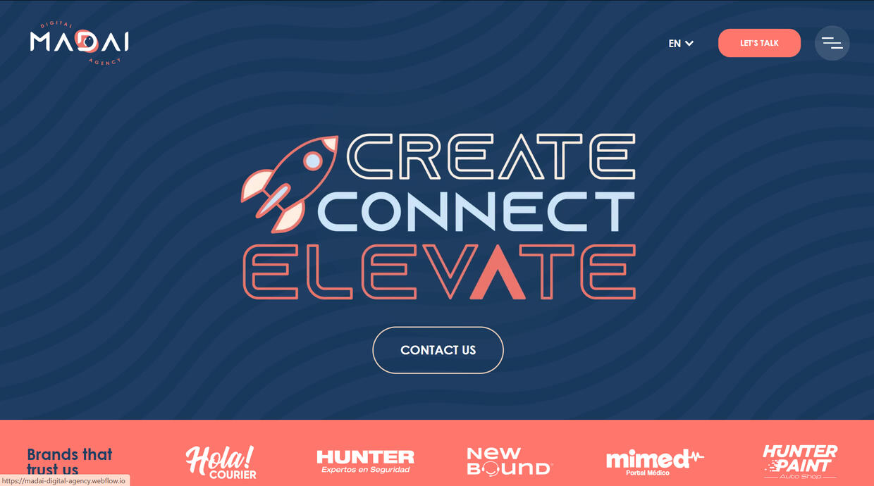 Digital Agency Webflow Website
